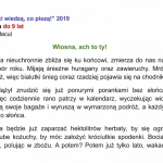 Dyktando „Dzieci wiedzą, co piszą!” 2019 – małe