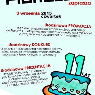 11 urodziny