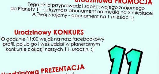 11 urodziny